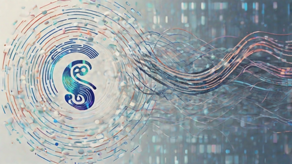 Digital art, a seamless integration visual: Intercom logo merging with ElevenLabs logo, sound waves emanating, subtle multilingual symbols (e.g., '你好', 'Hola', 'Hello') intertwined. Modern, clean, tech aesthetic.
