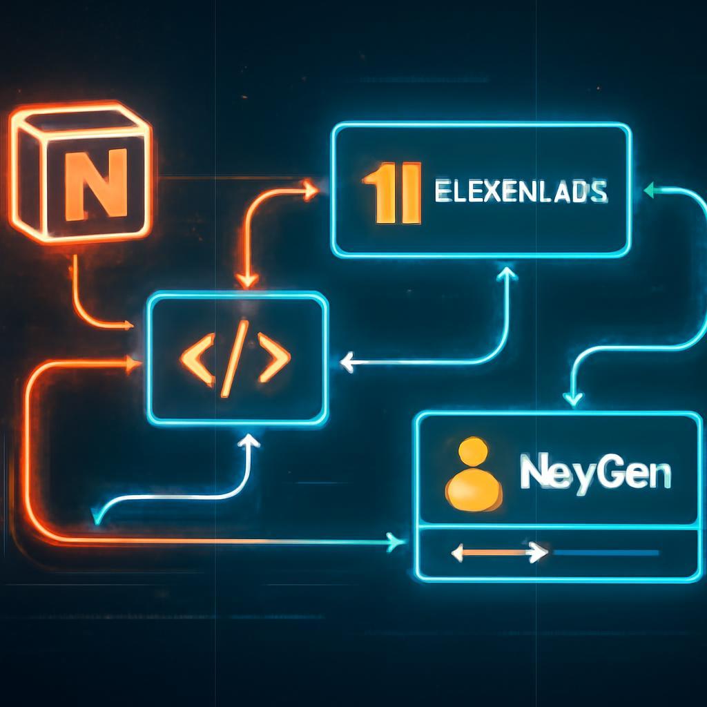 How to Automate Personalized AI Video Summaries from Notion Database Updates Using HeyGen and ElevenLabs