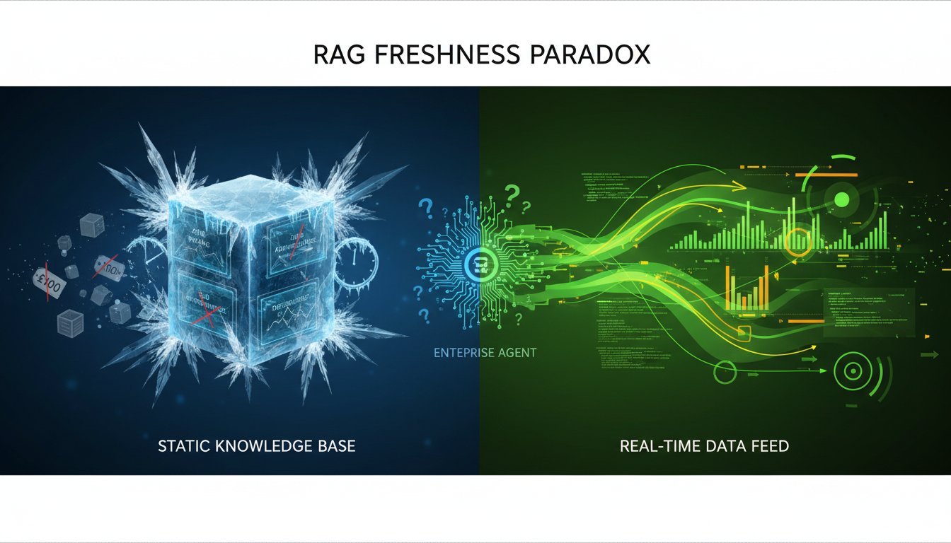 The RAG Freshness Paradox: Why Your Enterprise Agents Are Making Decisions on Yesterday’s Data