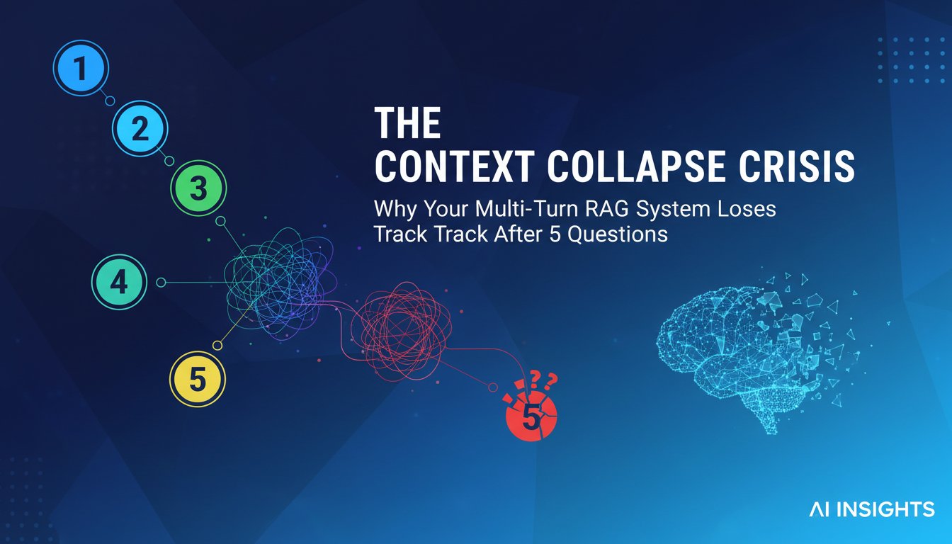 The Context Collapse Crisis: Why Your Multi-Turn RAG System Loses Track After 5 Questions