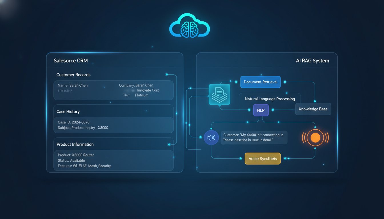 Connecting Salesforce to Voice-Powered RAG: How to Build Real-Time Support Agents in 6 Steps
