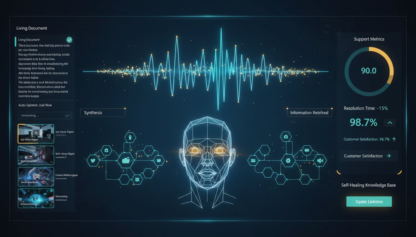 Building Self-Healing Support Documentation: How Voice Queries and AI Avatars Transform Your RAG Knowledge Base