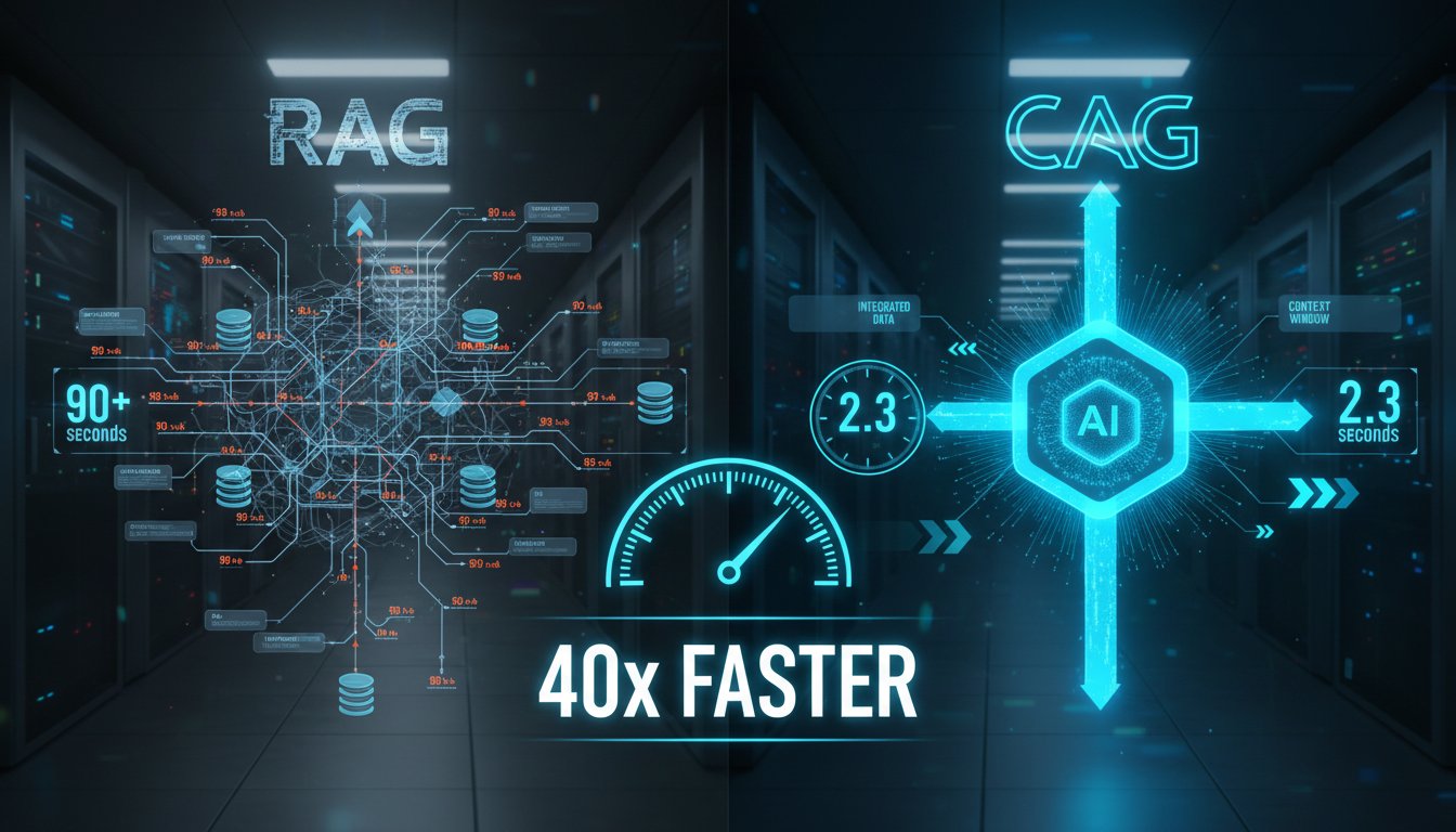 The 40x Speed Gap: Why Enterprise RAG Just Got Replaced by Context-Augmented Generation