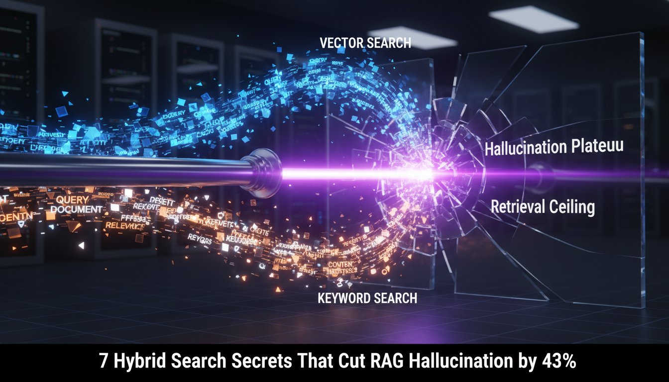 7 Hybrid Search Secrets That Cut RAG Hallucination by 43%