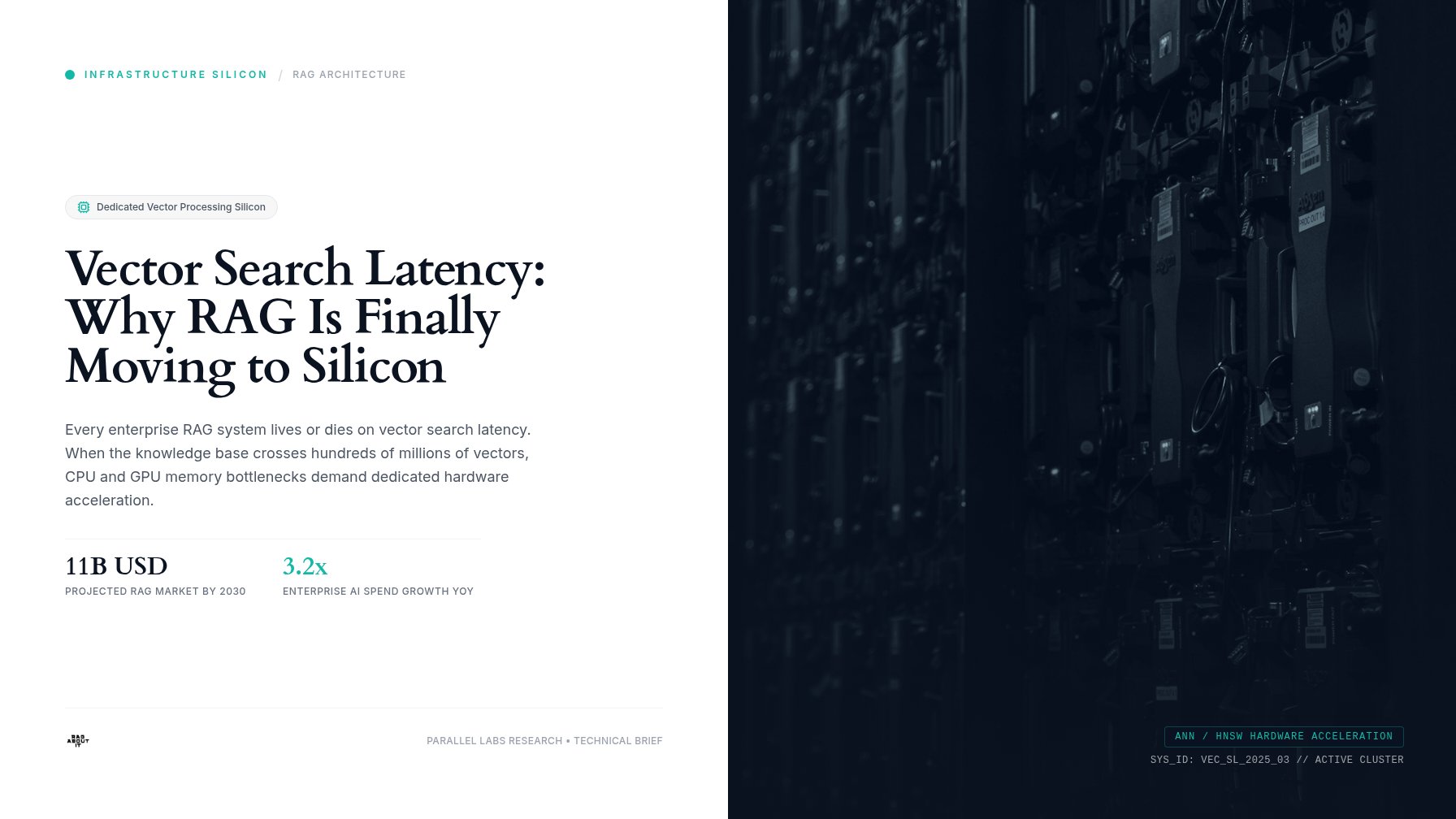 Vector Search Latency: Why RAG Is Finally Moving to Silicon