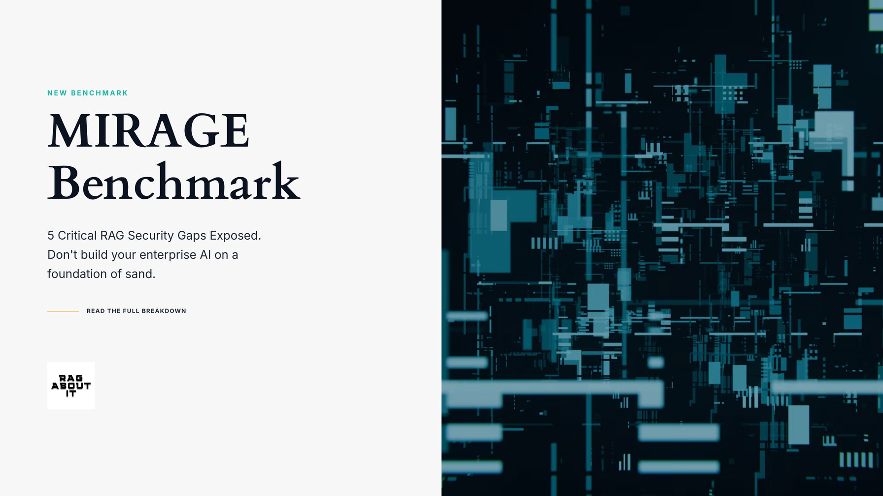 MIRAGE Benchmark: 5 RAG Security Gaps It Exposes