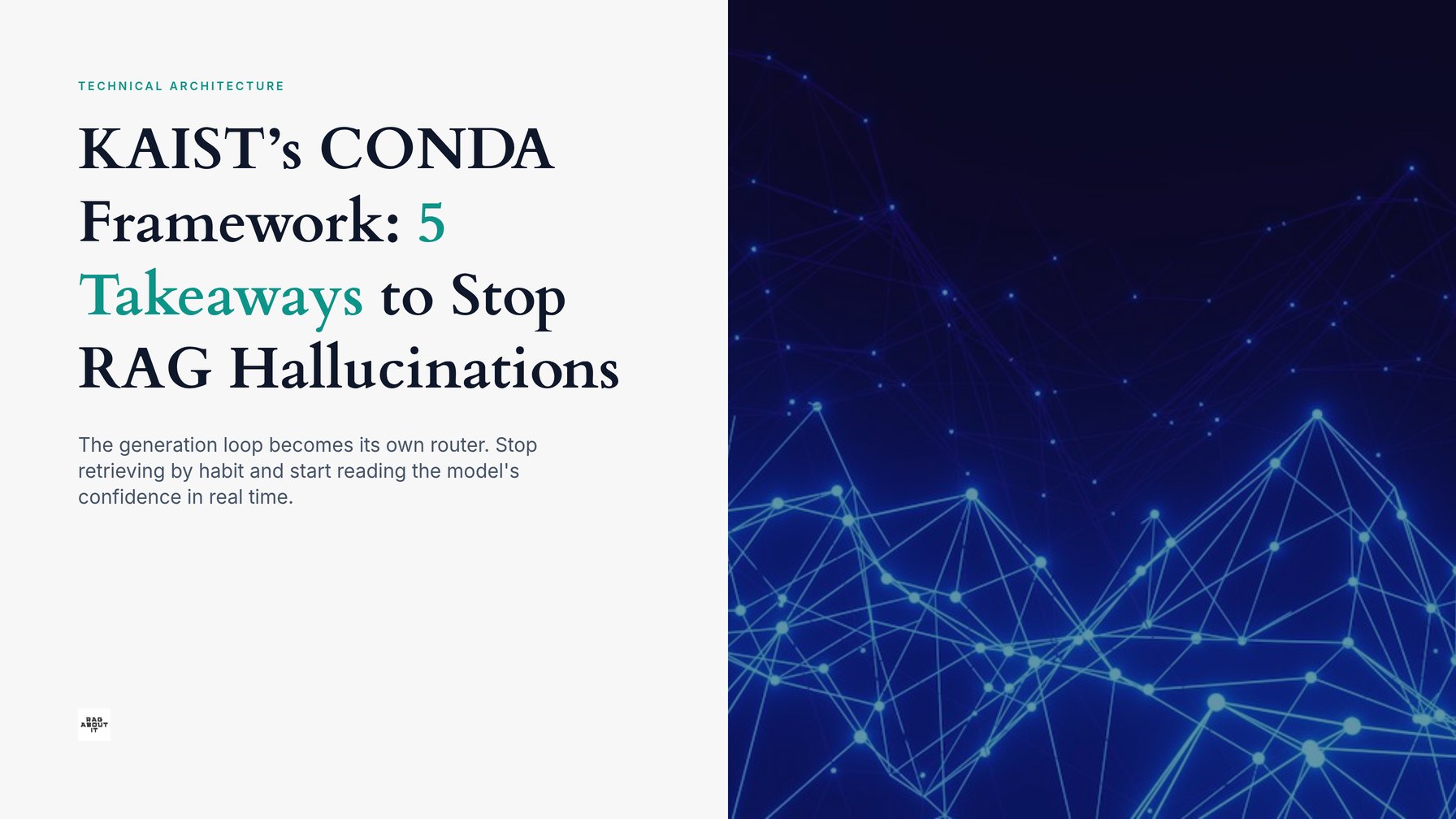 KAIST’s CONDA Framework: 5 Takeaways to Stop RAG Hallucinations